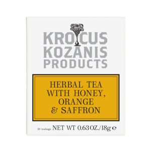 Krocus Kozanis saffraan thee met honing en sinaasappel, 10 zakjes