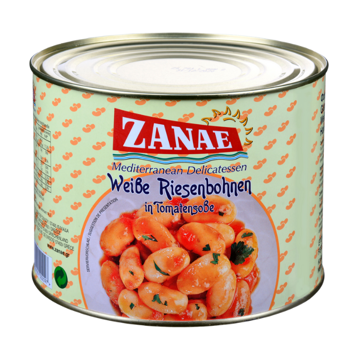 Zanae gigades in saus 2 kg Zanae gigades in tomatensaus, 2 kilo - Afbeelding 1