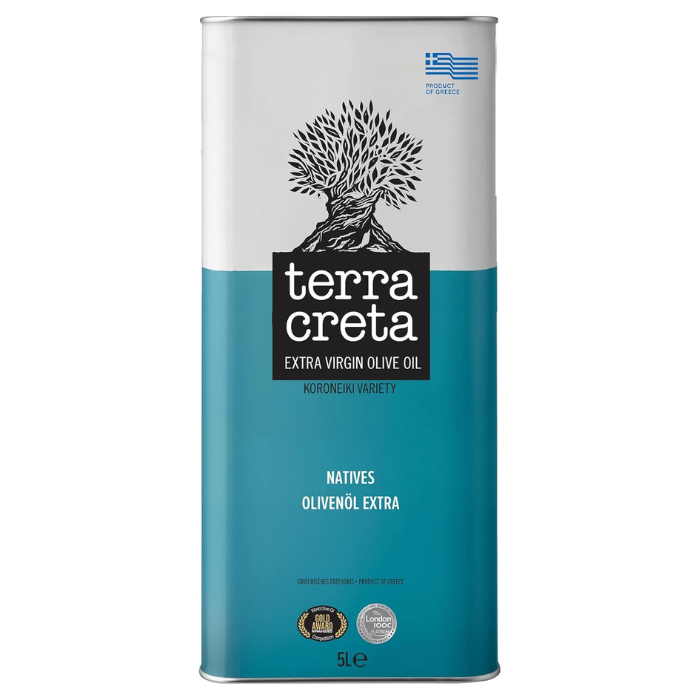 Terra Kreta extra virgin olijfolie, 5 liter Terra Kreta extra virgin olijfolie, 5 liter terra creta