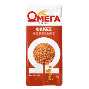 Omega rode linzen, 500 gr