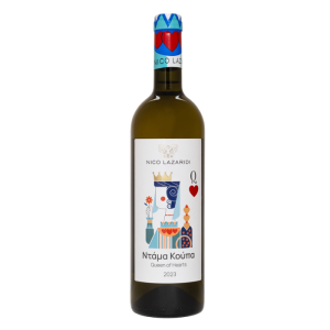Nico Lazaridi Queen of Hearts wit, 750 ml