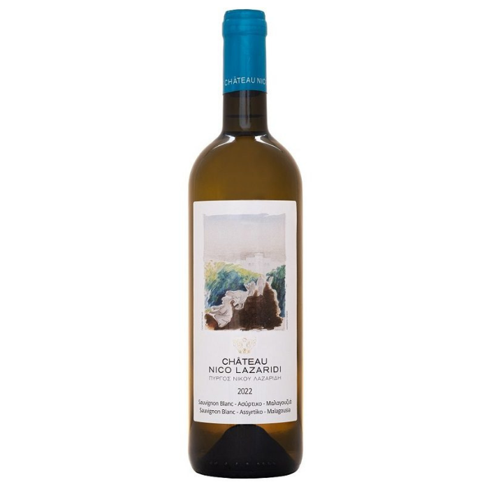 Nico Lazaridi chateau wit Nico Lazaridi Chateau wit, 750 ml - Afbeelding 1