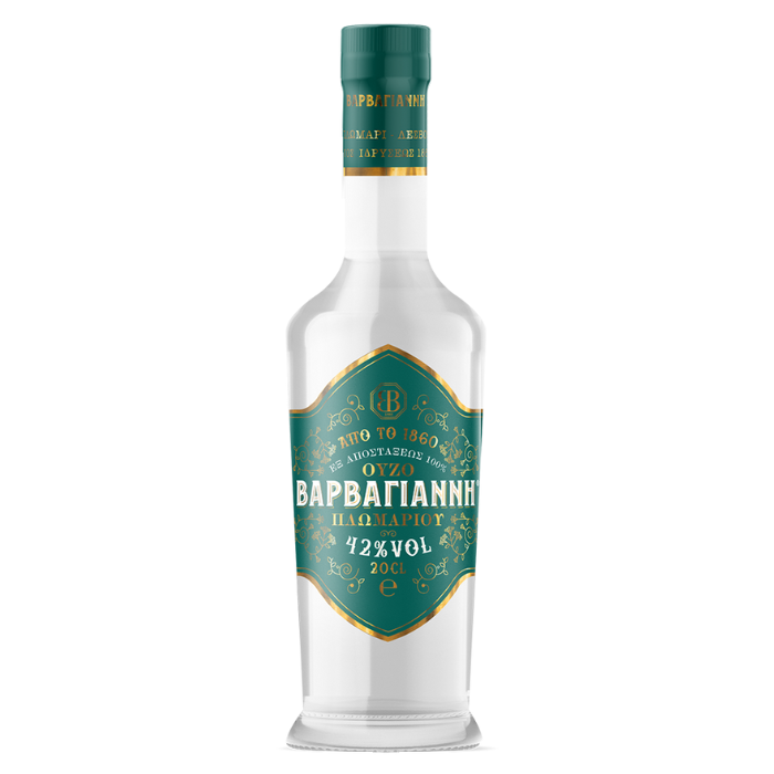 Barbayani ouzo groen, 700 ml Barbayani ouzo groen, 700 ml