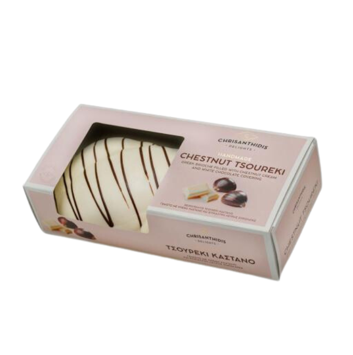 Chrisantides tsoureki met witte chocolade, 500 gr Chrisantides tsoureki met witte chocolade, 500 gr