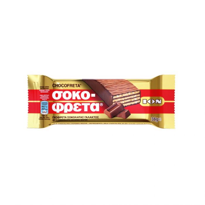 Ion Chocofreta met melkchocolade, 38 gr Ion Chocofreta met melkchocolade, 38 gr
