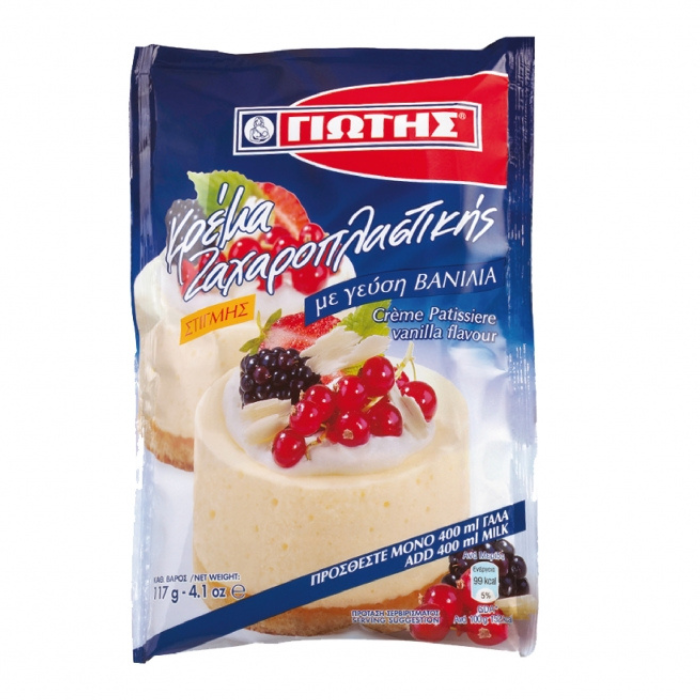 Jotis banketbakkersroom met vanille, 117 gr Jotis banketbakkersroom met vanille, 117 gr