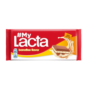 Lacta melkchocolade banoffee, 105 gr
