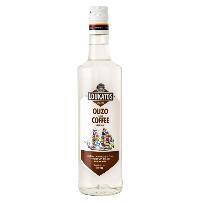 Loukatos ouzo met koffie, 700 ml Loukatos ouzo met koffie, 700 ml