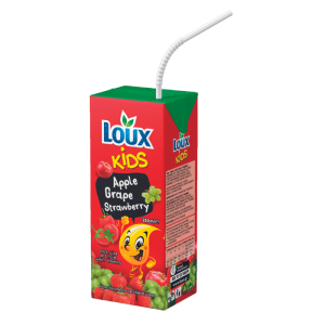 Loux Kids 3 vruchten, 250 ml