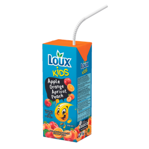 Loux Kids 4 vruchten, 250 ml