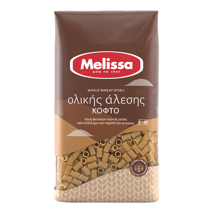 Melissa kofto (macaroni) volkoren, 500 gr Melissa kofto (macaroni) volkoren, 500 gr