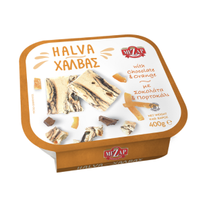 Mezap halva met sinaasappel en chocolade, 400 gr
