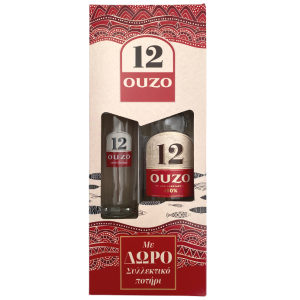 Ouzo 12 cadeauverpakking, 700 ml