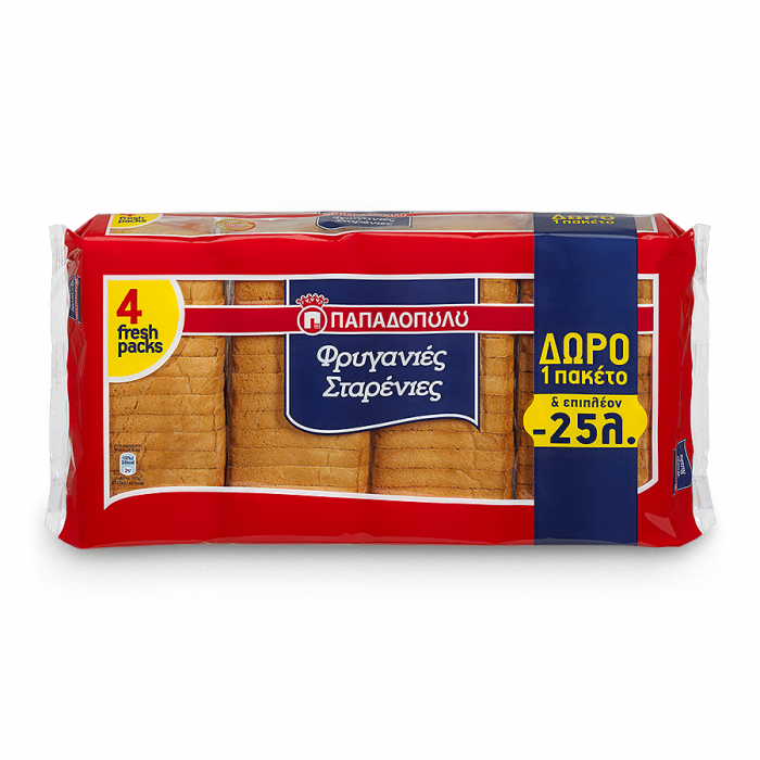 Papadopoulou krokante crackers, 510 gr Papadopoulou krokante crackers, 510 gr