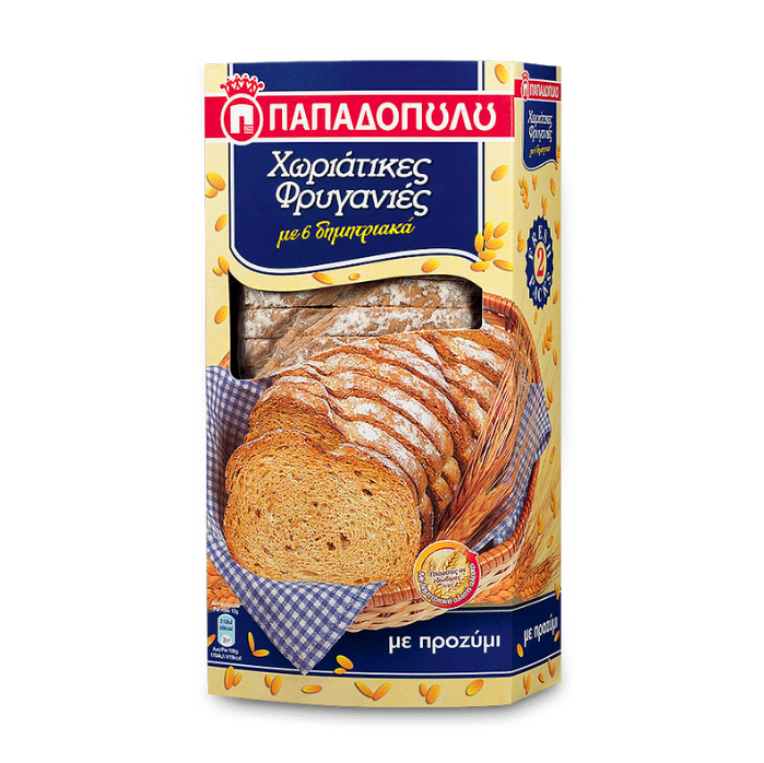 Papadopoulou traditioneel beschuit, 240 gr Papadopoulou traditioneel beschuit, 240 gr