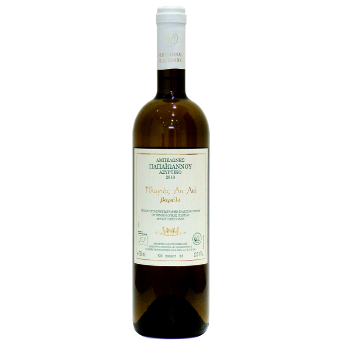 Papaioannou assyrtiko gerijpt, 750 ml Papaioannou assyrtiko gerijpt, 750 ml biologische Griekse wijn