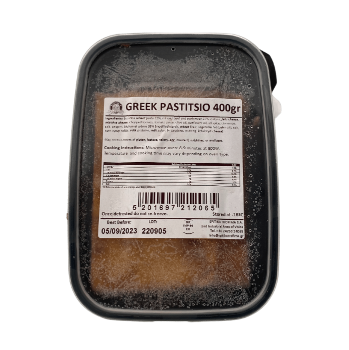 Pastitsio maaltijd, 400 gr Pastitsio maaltijd, 400 gr
