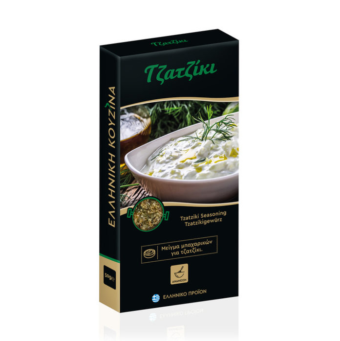 Thalassa kruidenmix voor tzatziki, 60 gr Thalassa kruidenmix voor tzatziki, 60 gr