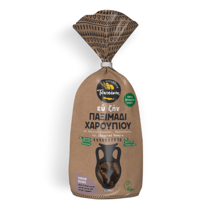 Tsatsakis johannesbroodboom dakos, 300 gr Tsatsakis johannesbroodboom dakos, 300 gr
