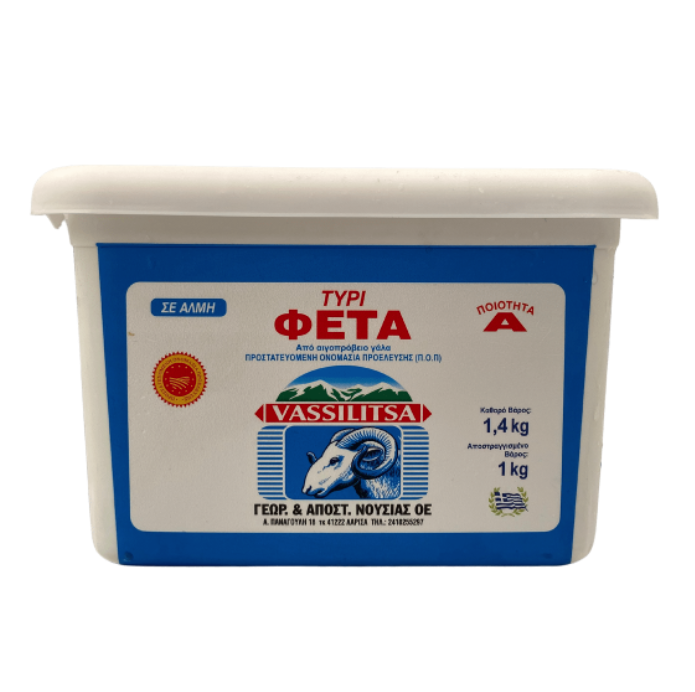 Vassilitsa feta in wei, 1 kg Vassilitsa feta in wei, 1 kg