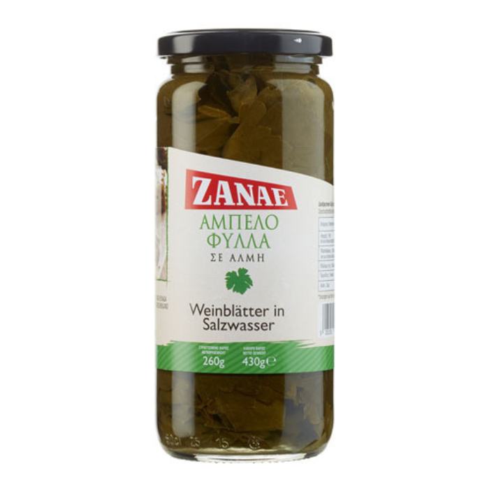 Zanae wijnbladeren voor dolma’s, 430 gr Zanae wijnbladeren voor dolma's, 430 gr