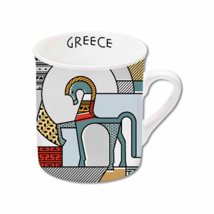 Grieks espresso kopje - Paard