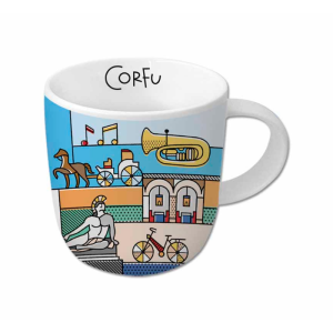 Grieks koffie / thee beker - Corfu