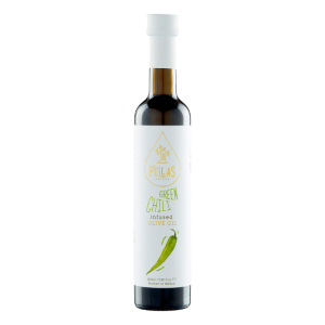 Pellas olijfolie met groene chili, 250 ml
