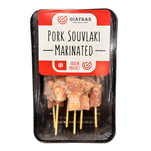 Giatras varken souvlaki, 650 gr