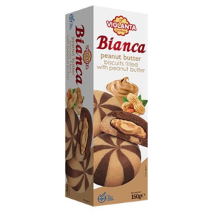 Violanta Bianca pindakaas, 150 gr