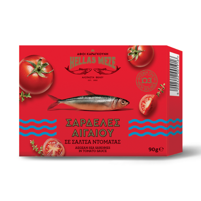 Hellas Meze sardientjes in tomatensaus
