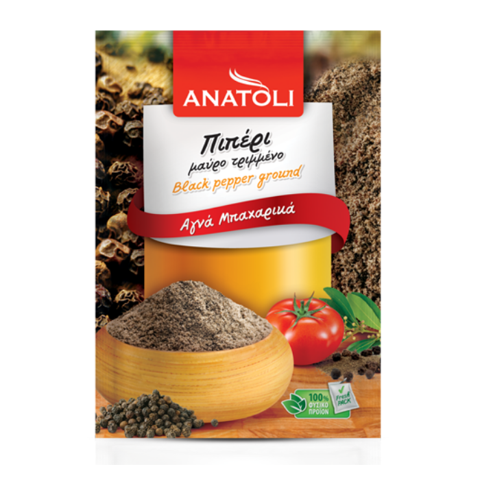 Anatoli zwarte peper gemalen, 50 gr