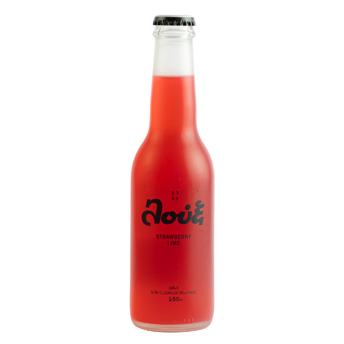 Loux mixer aardbei limoen, 250 ml